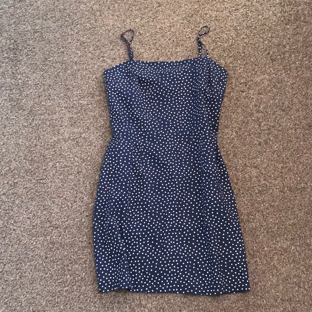 Blue Polka Dot Dress
